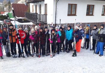 Sedmáci na lyžařském výcviku