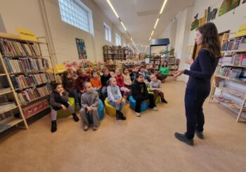 Sovičky a Beránci na návštěvě knihovny