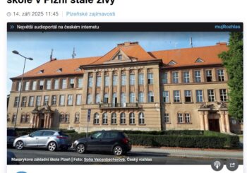 Reportáž o naší škole v Českém rozhlasu